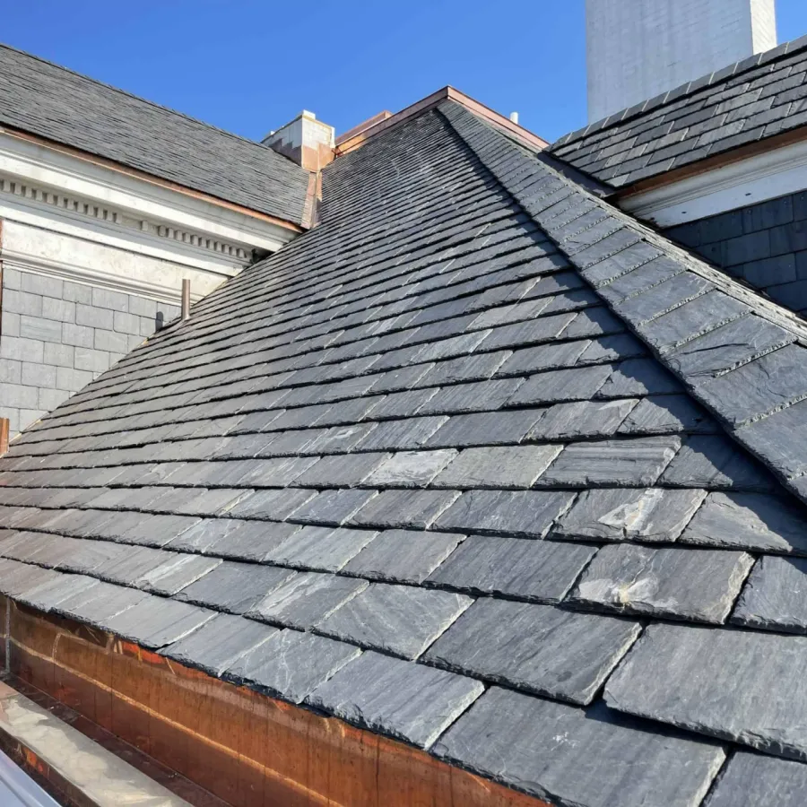 Natural Weather on Slate Roof