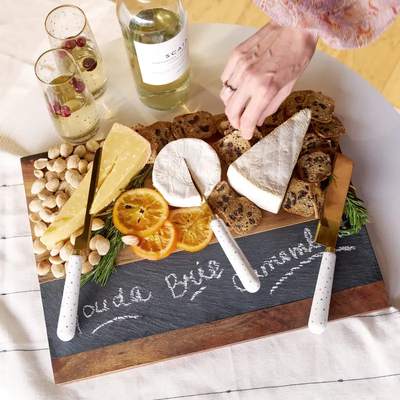 Slate and Wood Cheese Boards